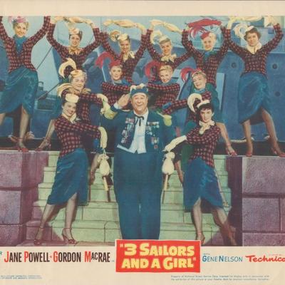3 Sailors and a Girl set of 8 lobby cards