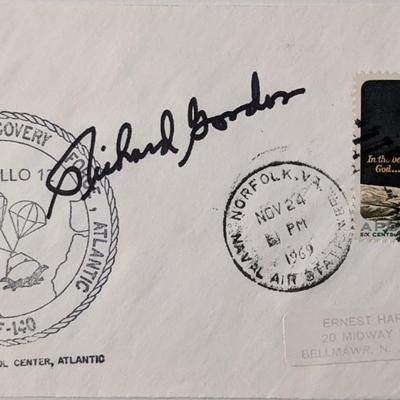Richard Gordon Signed Apollo 12 Recovery Commemorative Cover