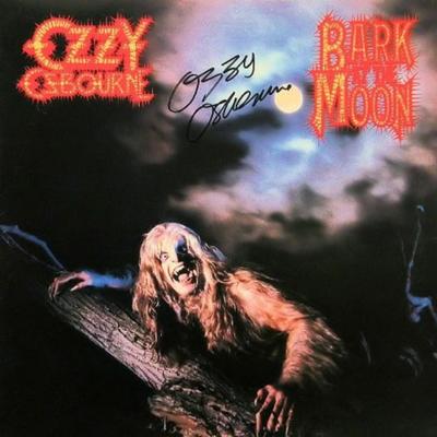  Ozzy Ozbourne signed Bark At The Moon album