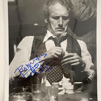 Paul Newman The Sting signed photo. GFA Authenticated