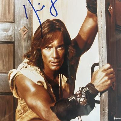 Hercules Kevin Sorbo signed photo. GFA Authenticated