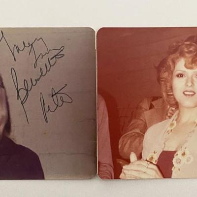 Bernadette Peters signed photo