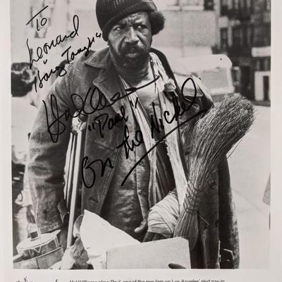 On The Nickel Hal Williams signed movie photo