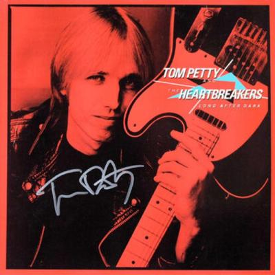 Tom Petty signed Long After Dark album