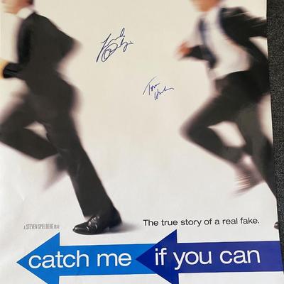 Catch Me If You Can signed movie poster
