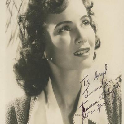 The Little Foxes Teresa Wright signed photo