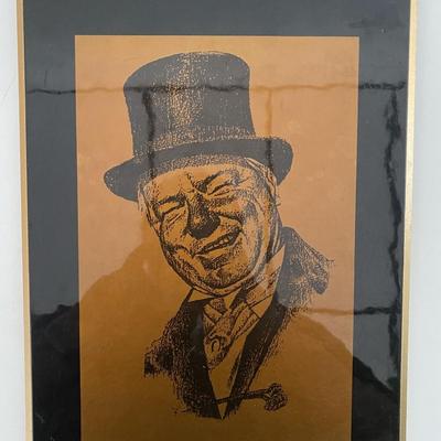 WC Fields unsigned Plaque