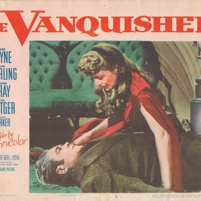The Vanquished set of 8 original lobby cards