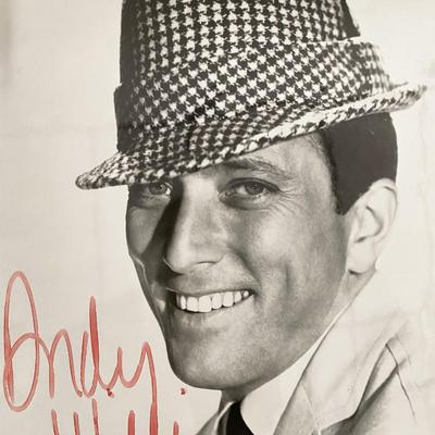 Andy Williams signed photo 