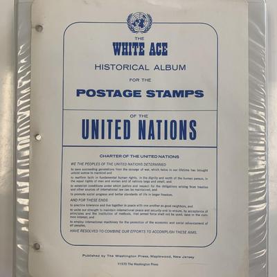 White Ace Historical Postage Stamp Album Of The United Nations