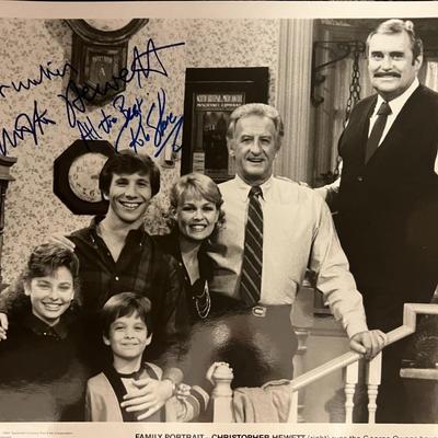 Mr. Belvedere Christopher Hewett and Rob Stone signed photo