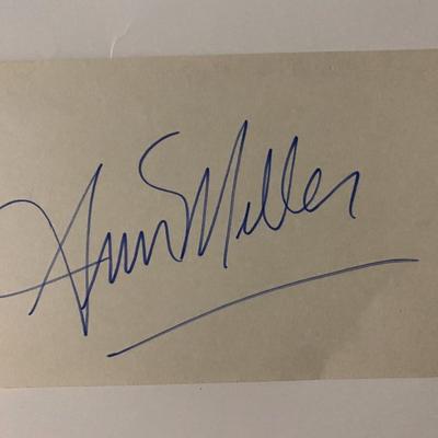 Ann Miller signature cut