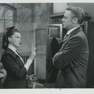 In the Good Old Summertime Judy Garland and Van Johnson signed movie photo