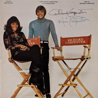 The Carpenters signed photo