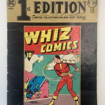 Famous 1st Edition Whiz Comics #1 Limited Collectors Golden Mint Series
