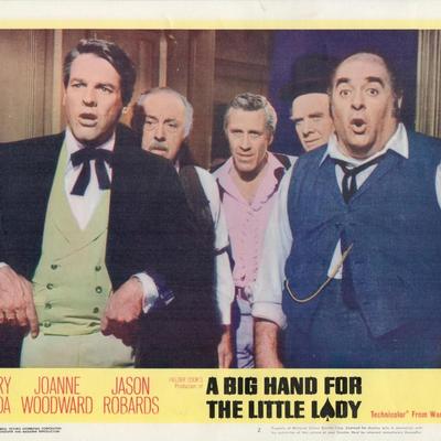 A Big Hand for The Little Lady set of 8 original lobby cards