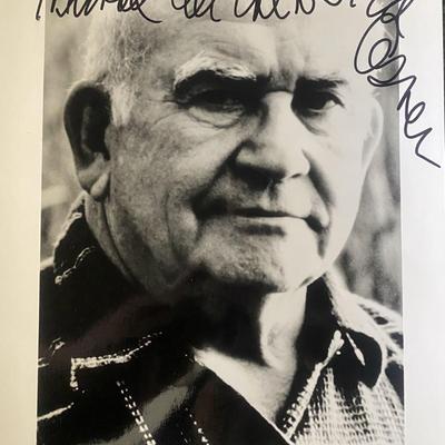 Ed Asner signed photo
