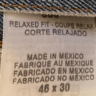 Levi 46x30 Mens Jeans