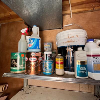 Large lot of houshold chemicals