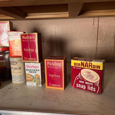 Vintage Spice Containers