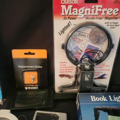 Collection of Book Lights and Magnifiers (DR-DW)