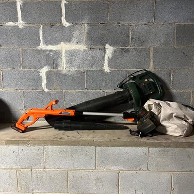 Black & Decker Cordless String Trimmer & Electric Blower/Vacuum (BS1-MG)