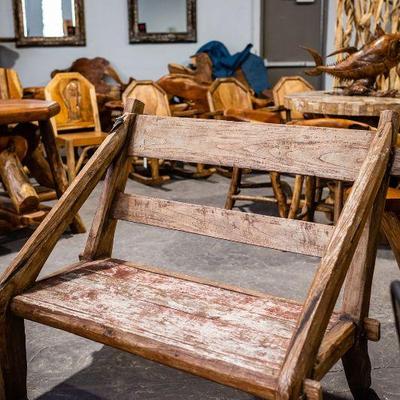 Repurposed Barn Lounge Chair
