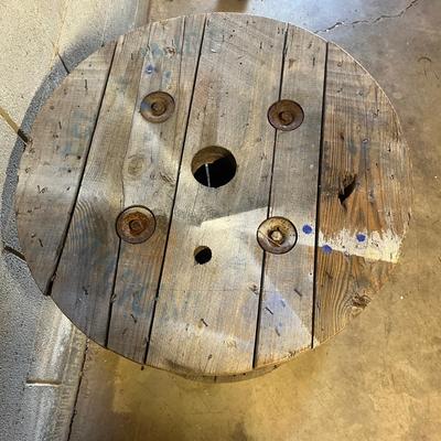 Four Wooden Wire Spools (BS1-MG)