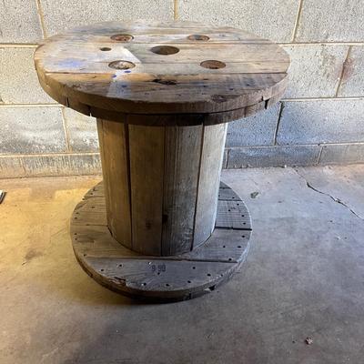 Four Wooden Wire Spools (BS1-MG)