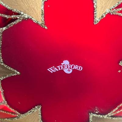 WATERFORD ~ Dated Holiday Ornament With Stand