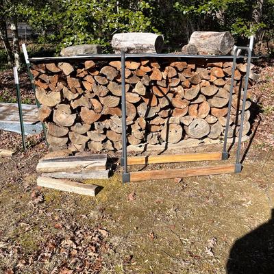 Firewood Rack & Firewood (Y-MG)