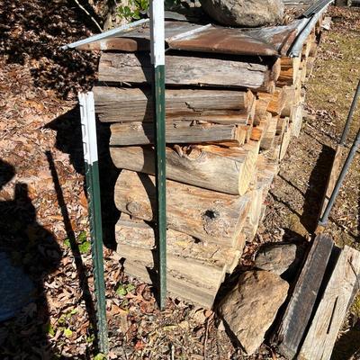 Firewood Rack & Firewood (Y-MG)
