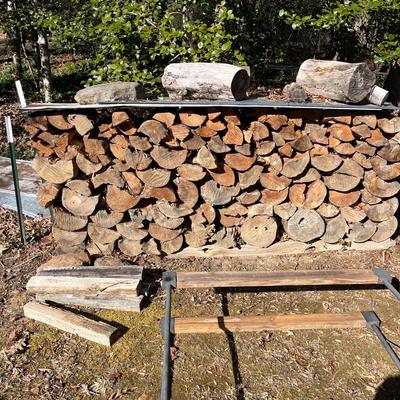 Firewood Rack & Firewood (Y-MG)
