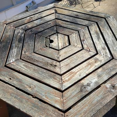 Six Sided Wooden Table (Y-DW)