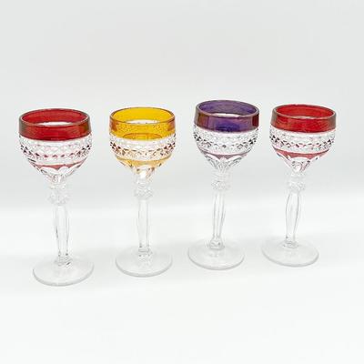 RIEKES-CRISA ~ Williamsburg ~ Set Of Four (4) Cordial Glasses