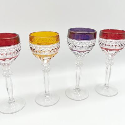RIEKES-CRISA ~ Williamsburg ~ Set Of Four (4) Cordial Glasses