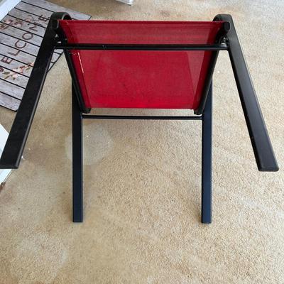 Red Sling Chairs & Table (Y-MG)