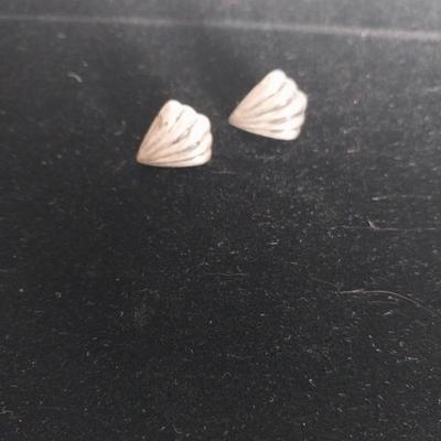 TWO PAIR STERLING SILVER EARRINGS