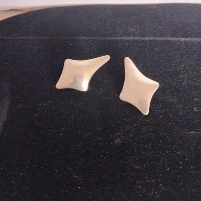 TWO PAIR STERLING SILVER EARRINGS