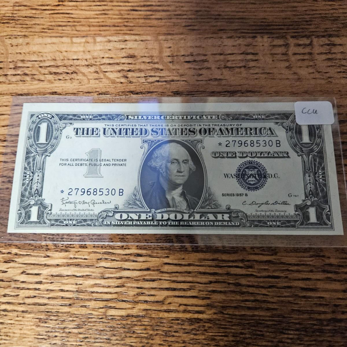 1957B 1 Silver Certificate