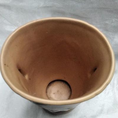1930s Weller Magnolia two handeled tall Vase 6 1/2"