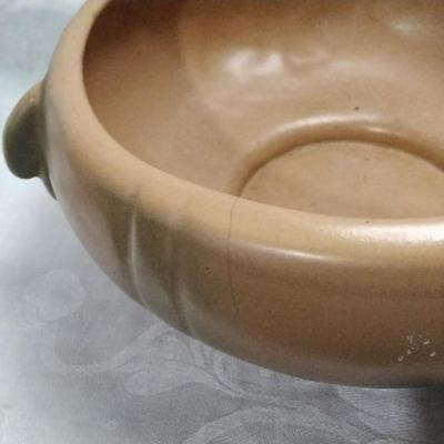 1930s Weller Pottery Wild Rose Low Bowl