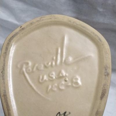Roseville Pottery Snowberry Cornucopia Vase