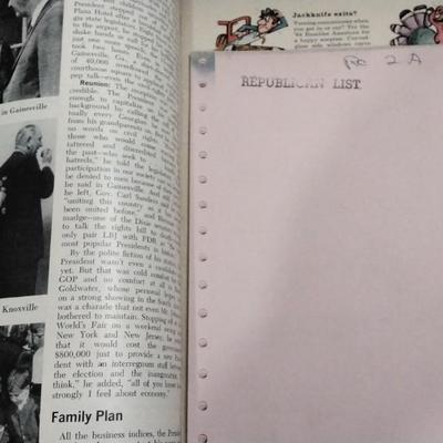 Newsweek Marked Copy 1964