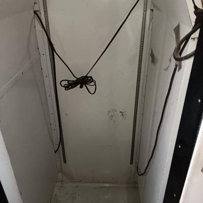 Antique Tyler Niles Michigan working refrigerator Great for hanging deer or other meat sources. Hunter's Refrigerator