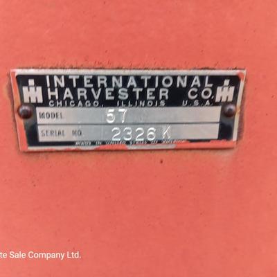 International Harvester Baler Model 57 Does not work - parts or scrap