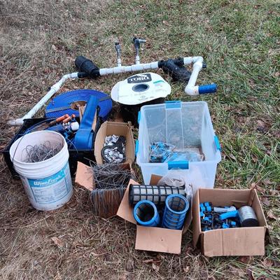 Irrigation Items Toro hose - fittings - filters - and more