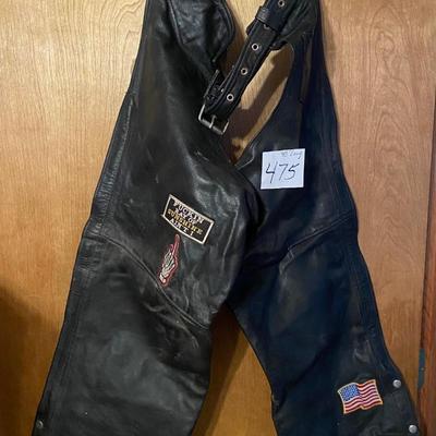 Menâ€™s Leather Chaps