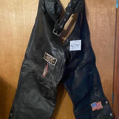 Menâ€™s Leather Chaps