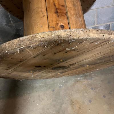 Large Wooden Wire Spool Table (BS1-MG)